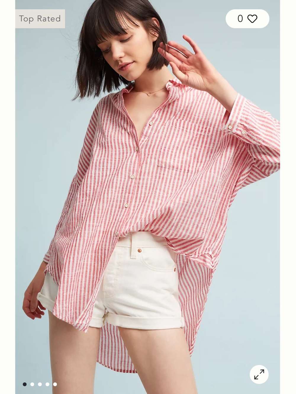 Anthropologie Holding Horses Striped Button-Down